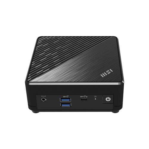 MSI Cubi N ADL-002BEU-BN100XX schwarzer Barebone-Mini-PC, Vorderansicht