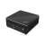MSI Cubi N ADL-002BEU-BN100XX schwarzer Barebone-Mini-PC, Vorderansicht mit Anschlüssen