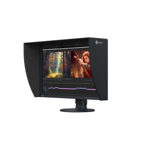 EIZO CG2700X 27 hüvelykes professzionális monitor kalibrációs szenzorral és fényvédő burkolattal