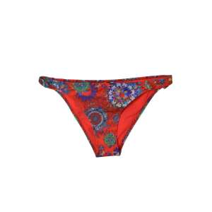 Desigual Odessa női bikini alsó piros virágmintával - Desigual