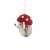 HANG ON filc karácsonyfadísz, sün piros gombával 10 cm 84696283