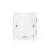 Nedis SmartLife Falra szerelhető doboz okos kapcsolókhoz WIFIWC10WT / WIFIWS10WT / WIFIWS20WT, Fehér, Oldalnézet