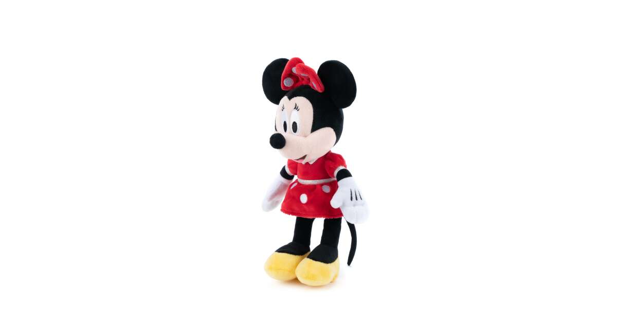 Jucarie de plus Disney Minnie cu rochita rosie, 42.5 cm 92405810