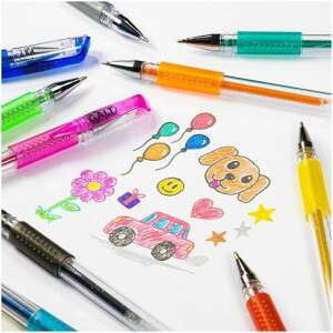 Galt 12 pack of scented glitter gel pens, assorted colors, perfect for writing, drawing, and crafting - Pen