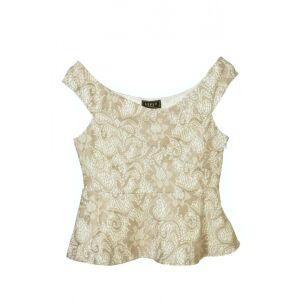 Lipsy Csipkés Ujjatlan Női Top - Fehér - 40 130283579 - Lipsy