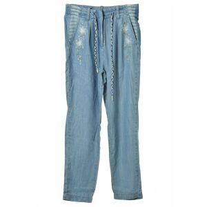 Desigual Női Szabadidő Nadrág - Világoskék Farmer Hatású - S 130489255 - Desigual