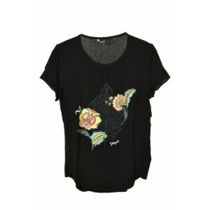 Desigual Naomi Virágmintás Női Blúz - Fekete - S 130285050 - Desigual