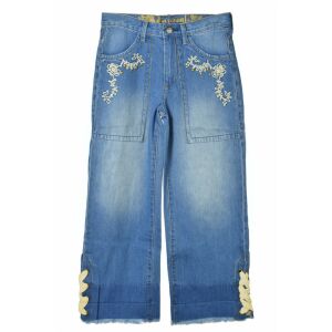 Desigual Louisa 7/8-os Bő Farmer Bokanadrág - Kék 130489506 - Desigual