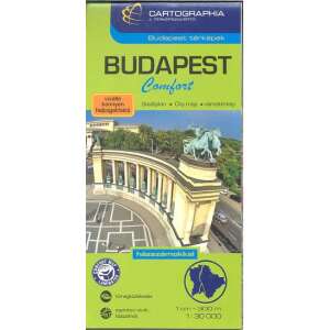 Térkép: Budapest comfort térkép (1:30 000) /Budapest térképek 84793650 