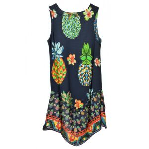 Desigual Ananász Mintás Női Ruha - Aszimmetrikus 135854881 - Desigual