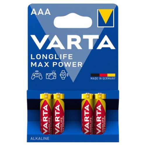 Varta Longlife Max Power mikró elem 4 darab 41942954