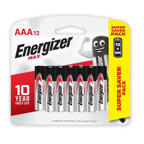 Energizer Max mikró AAA elem 12darab 33172443