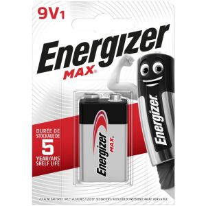 Energizer Max 9V Alkaline Battery, 1 pack - Battery