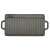 Gusseisen Grillplatte mit zwei Seiten, 51x24x1,5 cm, Marke Perfect Home