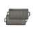 Gusseisen Grillplatte mit zwei Seiten, 51x24x1,5 cm, Marke Perfect Home