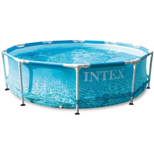 Intex 305x76cm Beachside Premium Pool mit Metallrahmen (28206NP) 33653441