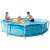 Intex Beachside 305x76cm Metallrahmenpool mit Familie, die den Pool genießt