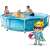 Intex Beachside 305x76cm Metal Frame Pool with family enjoying the pool