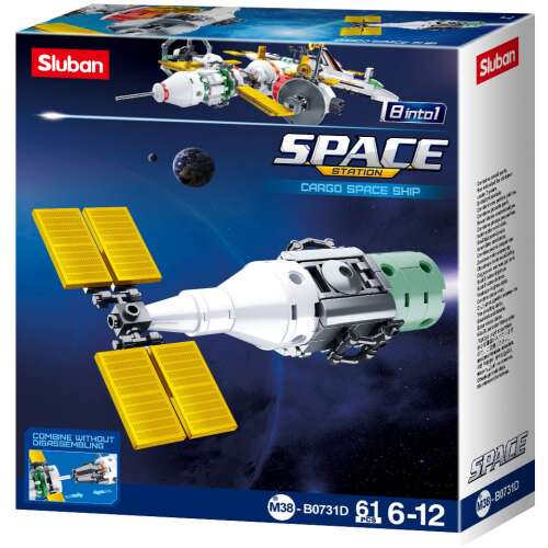Sluban Space - 8 into 1 műhold építőjáték készlet 33189470