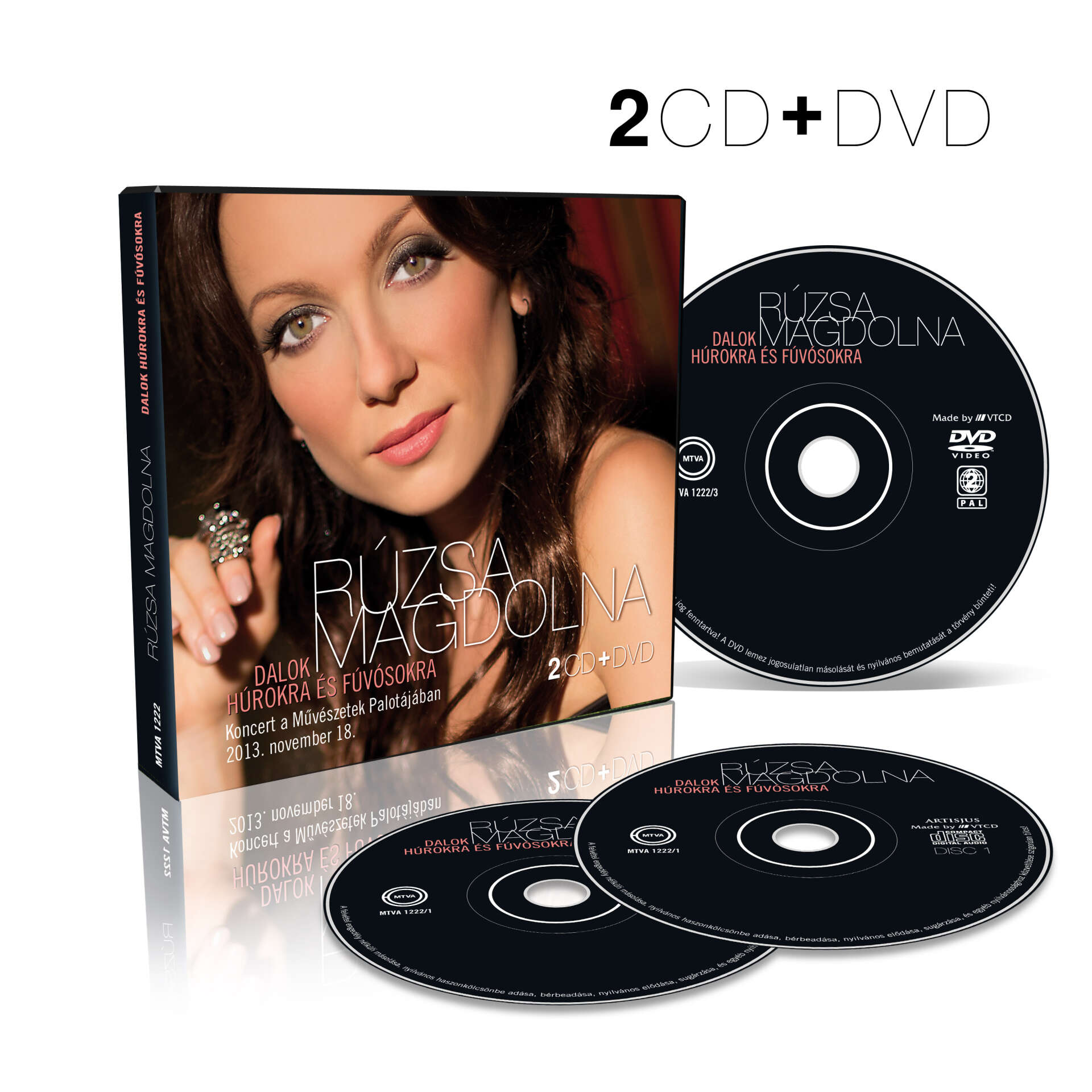 Rúzsa Magdolna Dalok húrokra és fúvósokra (2CD+DVD)