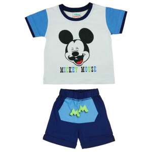 Disney Mickey bajusz mintás 2 részes fiú nyári szett - 104-es méret 33200633 Ruha együttes, szett gyerekeknek - Fiú