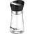 Lamart LT7020 salt and pepper shaker, black and stainless steel, glass container