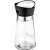 Lamart LT7020 salt and pepper shaker, black and stainless steel, glass container