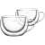 Lamart LT9012 duplafalú üveg cappuchino pohárkészlet, 2 db, 270ml