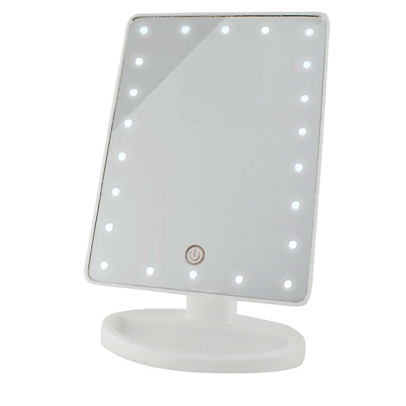 Forgatható LED-es sminktükör