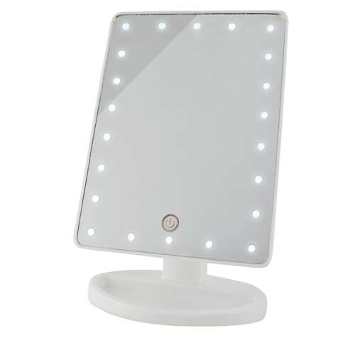 Forgatható LED-es sminktükör