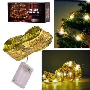 Ribbon Dekoratives LED-Band 10m 100LED Weihnachtsbaumlichter Weihnachtsdekoration mit warmweißen Elementen 84840881 Lichterketten