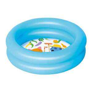 Piscină gonflabilă Bestway 61x15cm pentru bebeluși, albastră, cu design cu pisică și câine - Piscine si jocuri de plaja
