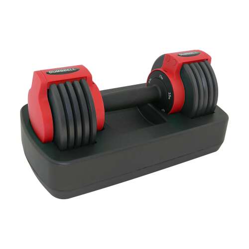 4BODY Automatická nastaviteľná sada jednoručných činiek 3,5-11kg s úložným podnosom