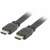 Lanberg HDMI M/M V2.0 4K lapos fekete kábel, 5m 33930985}