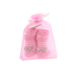 Baby Town csíkos rózsaszín babacipő - 74 33221492 Utcai - sport gyerekcipő - Csíkos