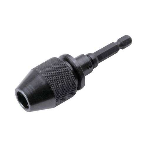 Wolfcraft 2625000 Schnellspann-Bohrfutter für Schraubendreher mit Sechskant-Schaft, 0,5 - 6,5 mm