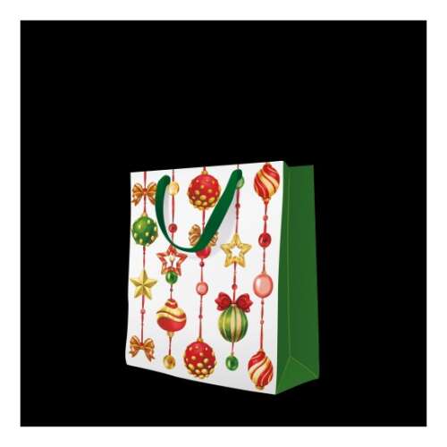 Adorned Ornaments Karácsonyi Ajándéktáska - Közepes - 20x25x10cm