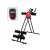 Timeless Tools abdominal muscle strengthening machine, black and red, 4 adjustable difficulty levels