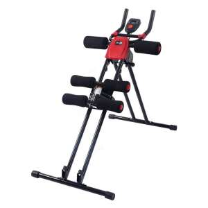 Timeless Tools abdominal muscle strengthening machine, black and red, 4 adjustable difficulty levels - Timeless Tools