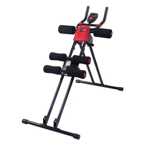 Timeless Tools abdominal muscle strengthening machine, black and red, 4 adjustable difficulty levels