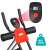 Timeless Tools abdominal muscle strengthening machine, black and red, 4 adjustable difficulty levels, display and weight limit