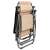 Folded Timeless Tools Zero Gravity Beige Garden Chair