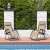 Timeless Tools Zero Gravity Patio Chairs with Cup Holder, Beige, in use by the pool