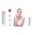 5-in-1 Facial Cleansing Massager Kit with attachments and woman using it