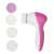 5-in-1 Facial Cleansing Massager with different brush heads