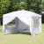 Assembled white party tent, 3x3 meters, for garden parties and events