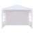 White party tent with side walls, 3x3 meters, Timeless Tools