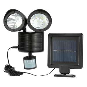 Timeless Tools Dupla mozgásérzékelős szolár világítás, lampa solarna z czujnikiem ruchu z panelem słonecznym i regulowanymi głowicami - Lampa z czujnikiem ruchu