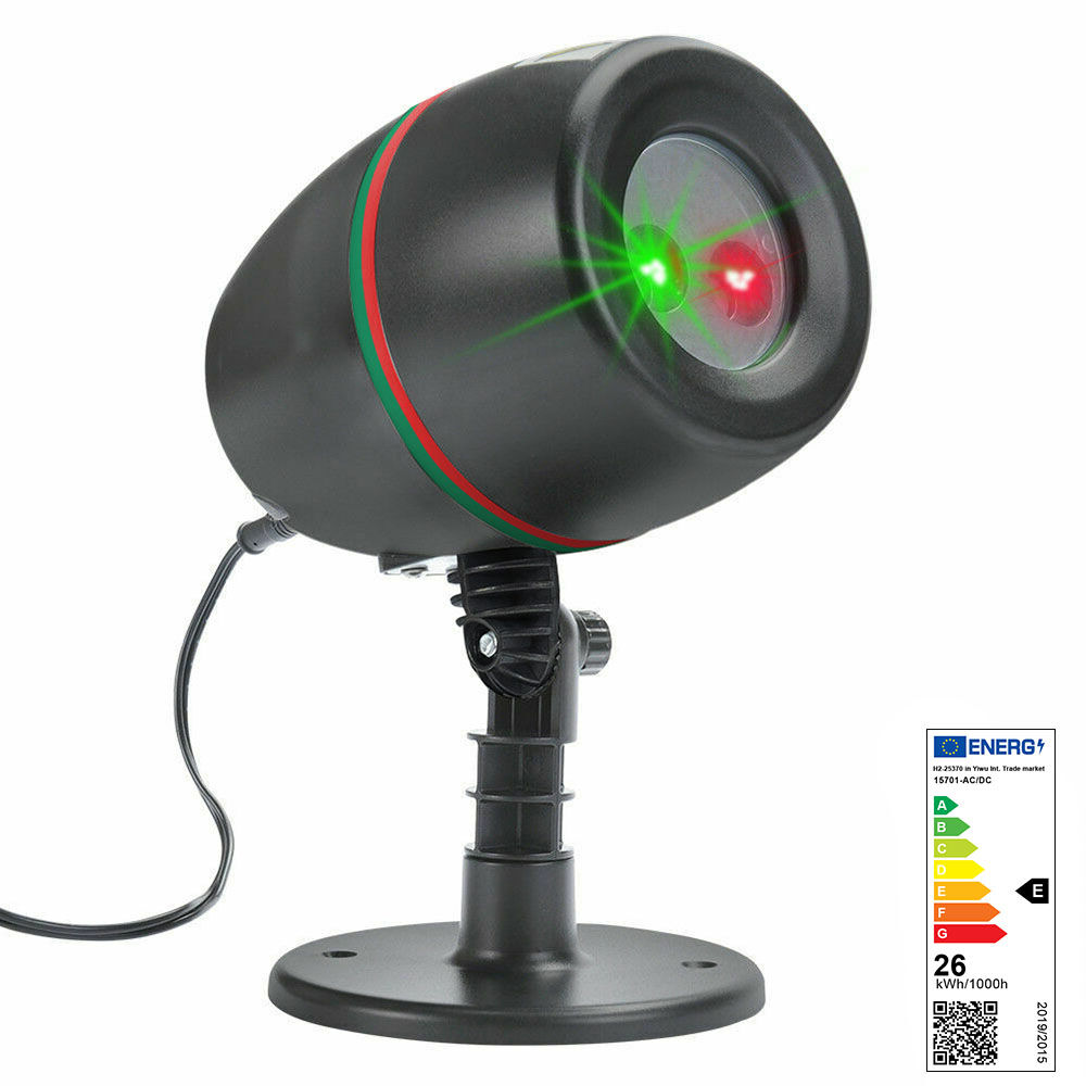 Projektor świąteczny, 8 ustawień