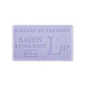 LAV.LHP25100LAV Marseille szappan, növényi olajjal,100g, parabén-tartósítószer-szulfát mentes,hidratáló,celofánban, Lavande De Provence 84881745 - Szappan